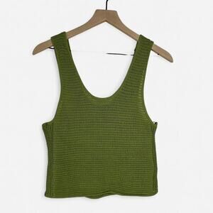 House of harlow 1960 olive green knit tank top